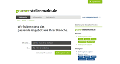 Desktop Screenshot of gruener-stellenmarkt.de